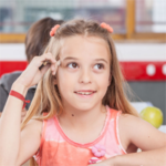 Girl in classroom